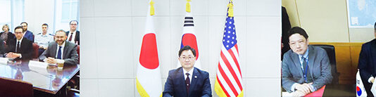 한미일, 북한 핵·미사일 개발 등 규탄…“유엔안보리결의 위반”